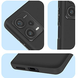 Avizar Coque pour Xiaomi Redmi Note 12 Pro Plus 5G Silicone Gel Flexible Fine Noir pas cher