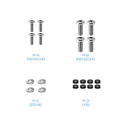 Adaptateur fixe TOOQ pour écrans 23 - 42 VESA 100x200, 200x100 et 200x200 mm pas cher