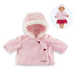 Corolle Bb36 manteau petales de coeurs