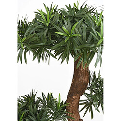 Acheter Pegane Plante artificielle haute gamme Spécial extérieur / Podocarpus artificiel - Dim : 135 x 80 cm