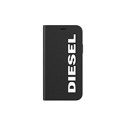 Diesel Étui Folio pour iPhone 11 Pro Gamme Booklet avec Emplacements des Cartes en TPU Noir