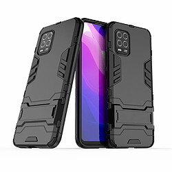 Coque en TPU Hybride 2 en 1 avec béquille noir pour votre Xiaomi Mi 10 Lite 5G