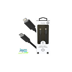 Jaym Câble USB-C vers Type-C 3A - 1,5 mètres - Collection POP - Noir