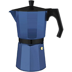 Vendos85 Cafetière italienne de 0.45L en aluminium bleu