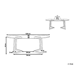 Avis Beliani Table basse Verre Argenté FRESNO