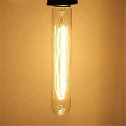 Acheter T30-185mm-E27 220v 40w Ampoule Edison Filament Tungstène Lampe Lumière Rétro