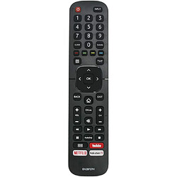 SANAG Remplacement De La Telecommande En2Bf27H Pour Hisense Smart Tv Avec Boutons Youtube Netflix H43B7120 H43B7140 H43B7160 H43B7100 H43Be7000 H43Be7010 H43Be7030 H43Be7050 H43B7100Uk