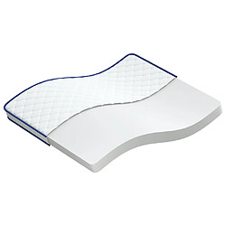 vidaXL Matelas en mousse à mémoire de forme 200 x 160 x 17 cm