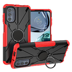 Coque en TPU anti-chute avec béquille pour votre Motorola Moto G62 5G - rouge