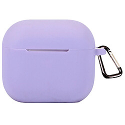 Housse Étui Coque de Protection en Silicone Mauve pour boitier airpod 3- Visiodirect -