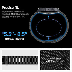 Avis Spigen Sgp Spigen Modern Fit Bracelet de Remplacement Compatible avec Samsung Galaxy Watch 6 44mm 2023 - Noir