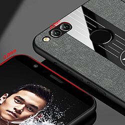 Avis Wewoo Coque Souple Pour Huawei Honor 7X XINLI Tissu de couture Antichoc TPU Housse de protection Noir