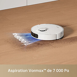 Dreame Mova S10 Robot Aspirateur Laveur 7000Pa Blanc