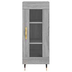 Acheter vidaXL Buffet Sonoma gris 34,5x34x90 cm Bois d'ingénierie