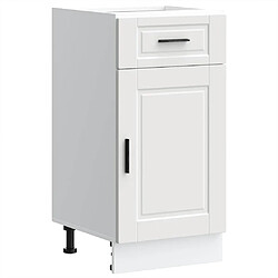 vidaXL Armoire de cuisine Porto blanc bois d'ingénierie