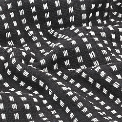 Acheter vidaXL Couverture coton à carreaux 160x210 cm Noir