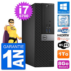 PC Dell OptiPlex 5040 SFF Intel i7-6700 RAM 8Go Disque 1To HDMI Windows 10 Wifi - Occasion