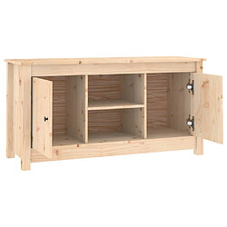 Avis vidaXL Meuble TV 103x36,5x52 cm Bois de pin massif