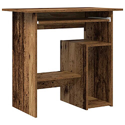 vidaXL Bureau vieux bois 80x45x74 cm bois d'ingénierie