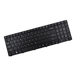 Clavier US UK Anglais Clavier Bluetooth Filaire Clavier US Anglais Ergonomique et Silencieux pour Acer Aspire 5551 5551G