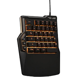 Clavier Gamer - THE G-LAB - KEYZ THORIUM - MINI CLAVIER- Filaire - Noir