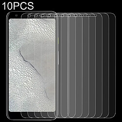 Wewoo 10 PCS 0.26mm 9H 2.5D Film de verre trempé pour Google Pixel 3 Lite