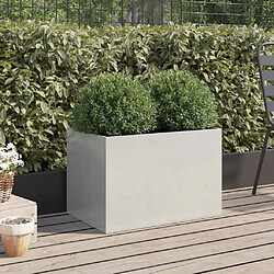 Avis Maison Chic Jardinière,Bac à fleurs - pot de fleur argenté 62x40x39 cm acier inoxydable -GKD16680