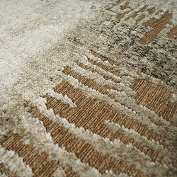 Acheter Thedecofactory VERDIO USED - Tapis moderne effet usé en relief kaki 160x230