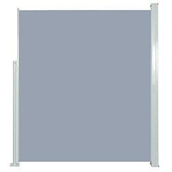 vidaXL Auvent latéral rétractable de patio 160x300 cm Gris