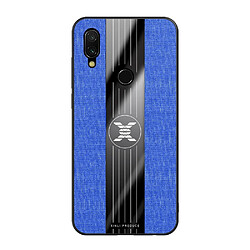 Wewoo Coque Souple Pour Xiaomi Redmi 7 XINLI étui de protection en TPU antichoc Texture Bleu