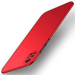 Mofi Coque en TPU Bouclier Slim Givré rigide rouge pour votre Huawei Nova 8 5G