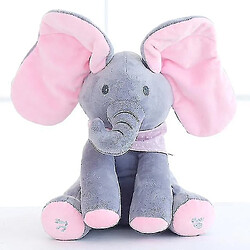 Universal Robots Pet Elephant Electric Toys Ears Move Music Baby Animal Hide and Seek Cat apaisant Doll