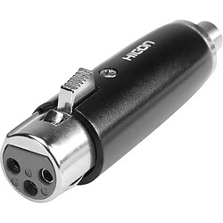 Adaptateur XLR Hicon HI-X3CI-FF XLR femelle - Cinch / RCA femelle 1 pc(s)