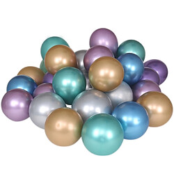 Acheter Wewoo 50 PCS 12 pouces Brillant Métal Perle Latex Ballons Couleur Métallique Gonflable Air Ball Anniversaire Fête Décor (Violet)