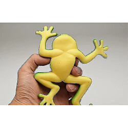 Jouet de grenouille souple Jouet de grenouille souple en caoutchouc extensible Modèle de grenouille Spoof Vent Toy