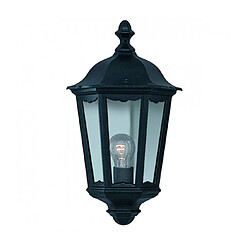 Searchlight Applique Alex 44 cm, en aluminium noir et verre