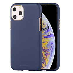 Wewoo Coque Souple Housse TPU antichoc et anti-rayures pour iPhone 11 Pro SOFE FEELING Bleu foncé