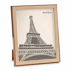 Gift Decor Cadre photo Marron Cuivre Plastique verre (23 x 27 x 2 cm) (6 Unités)