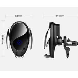 Avis W56 Automatique Chargement sans fil Titulaire de téléphone de voiture Porte-air 15W Chargement rapide Porte-voiture à induction pour la navigation sur les téléphones mobiles