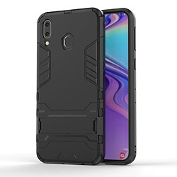 Wewoo Coque antichoc PC + TPU pour Galaxy M20, avec support (Noir)