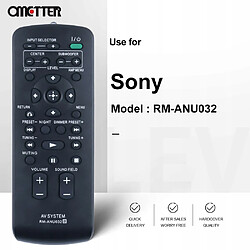 GUPBOO Télécommande Universelle de Rechange pour Sony RM-ANU032 télécommande home cinéma RM-ANU031 RH