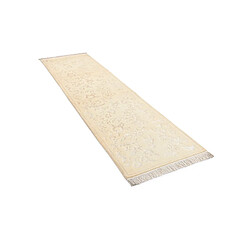 Vidal Tapis de couloir en laine 396x79 beige Darya