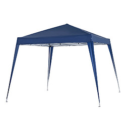 Outsunny Tonnelle barnum de jardin pop-up pliant 3L x 3l x 2,4H m acier polyester imperméabilisé anti UV avec sac de transport bleu