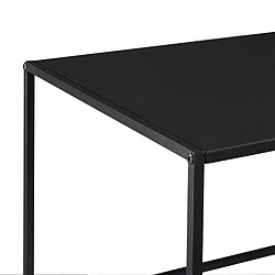 Acheter Table Console en Métal 40 x 110 x 50 cm Noir Mat [en.casa]