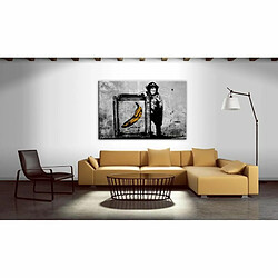 Paris Prix Tableau Imprimé Inspired - Banksy -Black & White 40 x 60 cm