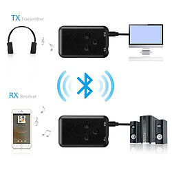 Acheter Wewoo Transmetteur sans fil JDEX-TX10 Adaptateur de récepteur et d'émetteur audio Bluetooth 4.2 2 en 1 de 3,5 mm