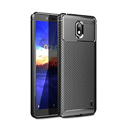 Wewoo Coque Souple TPF antichoc en fibre de carbone pour Nokia 1 Plus noir