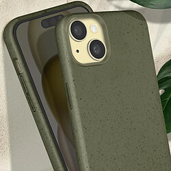 Acheter Avizar Coque cordon pour iPhone 15 Silicone Recyclable Classic Case Bio Kaki