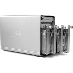 Owc Mercury Elite Pro Disque Dur Externe Logiciel RAID SATA III 6/Gos USB Argent pas cher