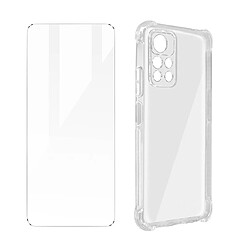 Avizar Pack Protection Poco M4 Pro 5G/Redmi Note 11S 5G Coque+Verre Transparent